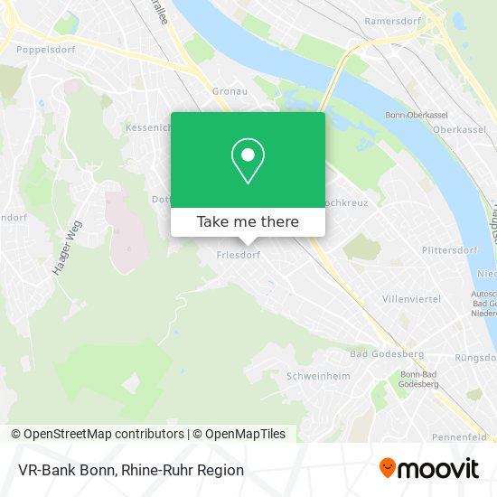 VR-Bank Bonn map