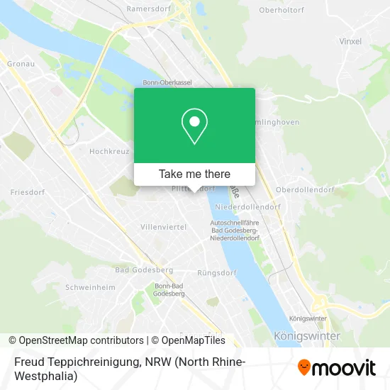Карта Freud Teppichreinigung