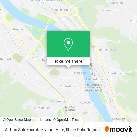 Карта Aktion Solukhumbu/Nepal Hilfe