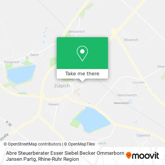 Abre Steuerberater Esser Siebel Becker Ommerborn Jansen Partg map