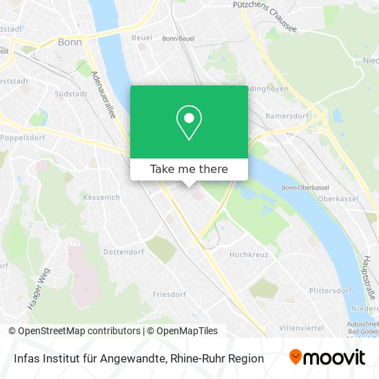Infas Institut für Angewandte map