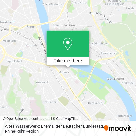 Altes Wasserwerk: Ehemaliger Deutscher Bundestag map