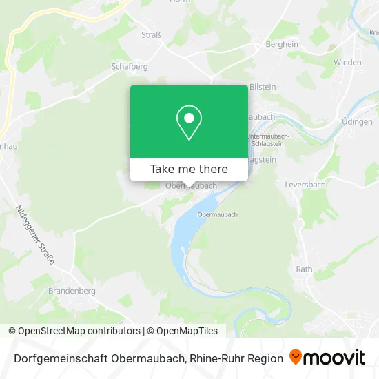 Карта Dorfgemeinschaft Obermaubach