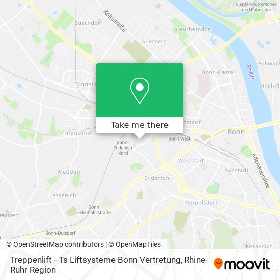 Treppenlift - Ts Liftsysteme Bonn Vertretung map