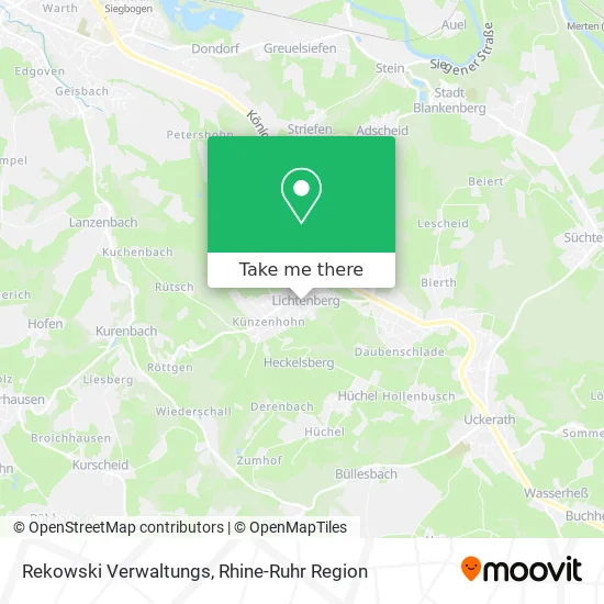 Карта Rekowski Verwaltungs