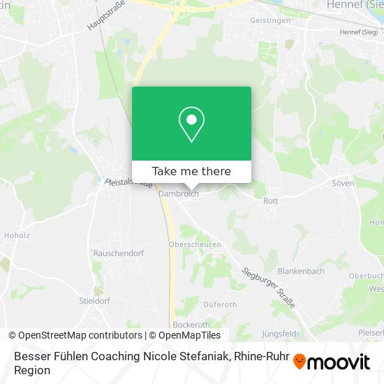 Besser Fühlen Coaching Nicole Stefaniak map