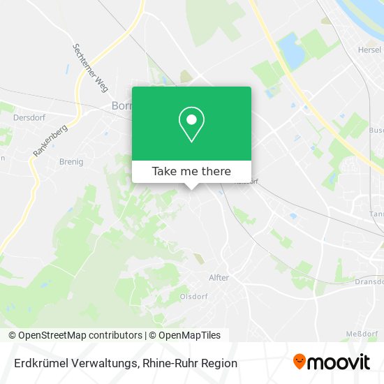 Erdkrümel Verwaltungs map