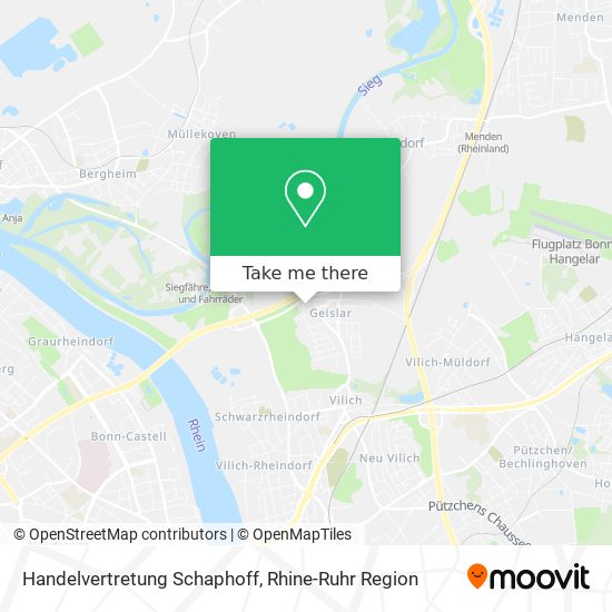 Handelvertretung Schaphoff map