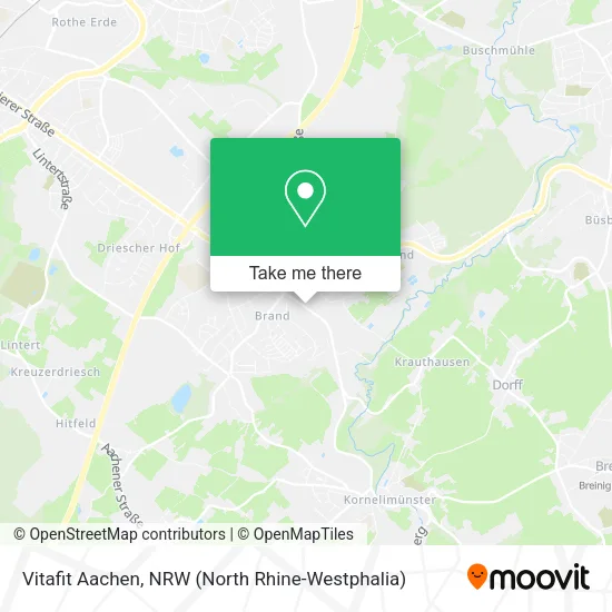 Карта Vitafit Aachen