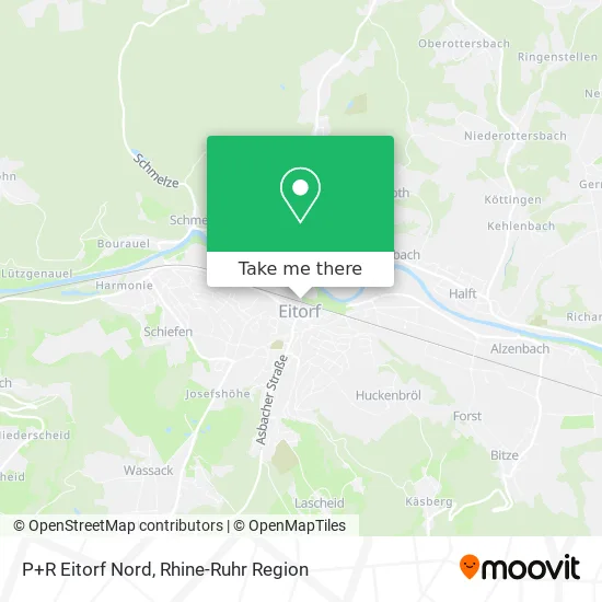Карта P+R Eitorf Nord