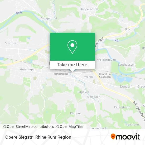 Карта Obere Siegstr.