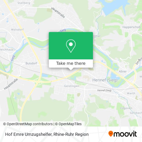 Hof Emre Umzugshelfer map