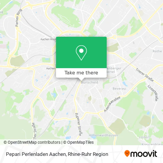 Карта Pepari Perlenladen Aachen
