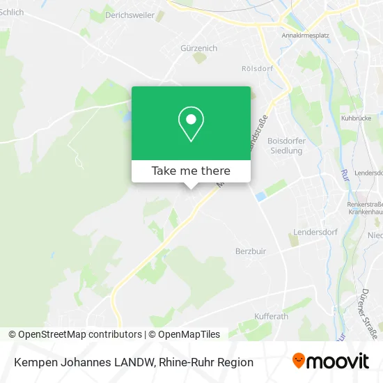 Карта Kempen Johannes LANDW