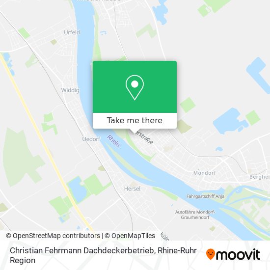 Christian Fehrmann Dachdeckerbetrieb map