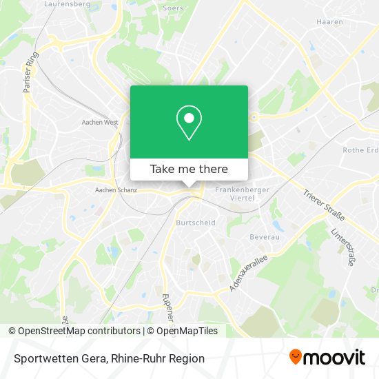 Sportwetten Gera map