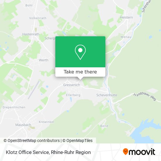 Klotz Office Service map