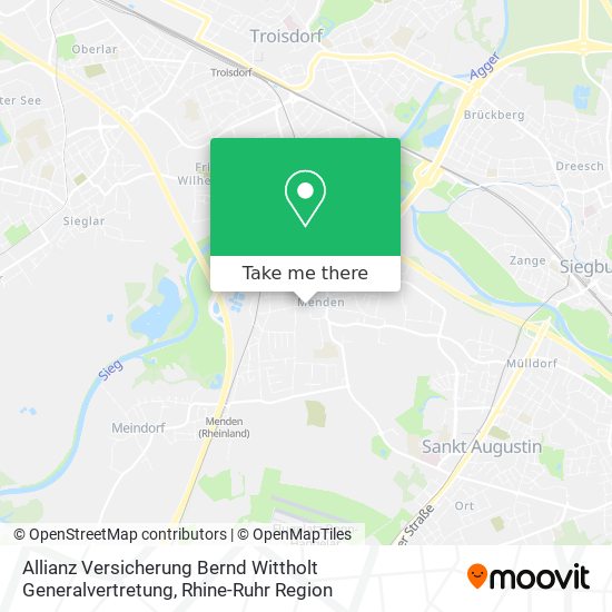 Allianz Versicherung Bernd Wittholt Generalvertretung map
