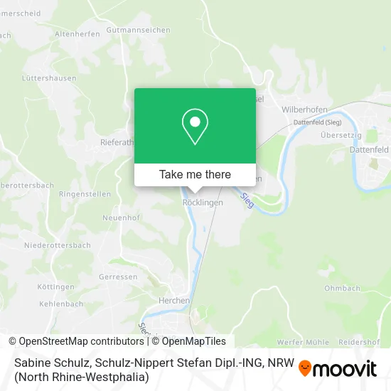 Карта Sabine Schulz, Schulz-Nippert Stefan Dipl.-ING