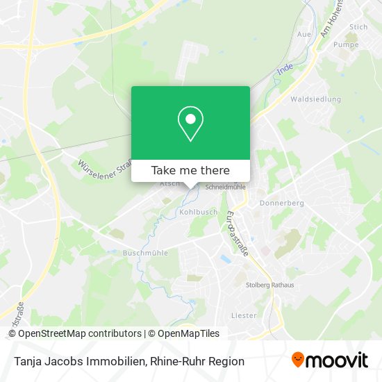 Tanja Jacobs Immobilien map