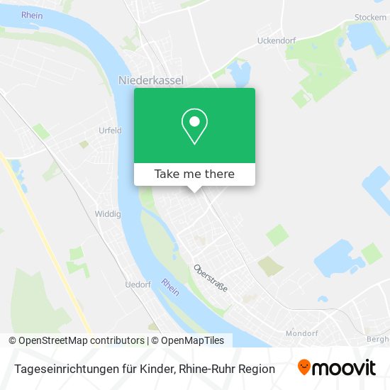 Карта Tageseinrichtungen für Kinder