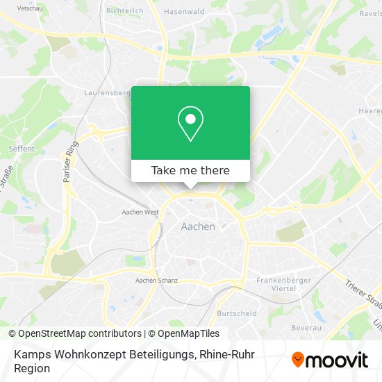 Kamps Wohnkonzept Beteiligungs map