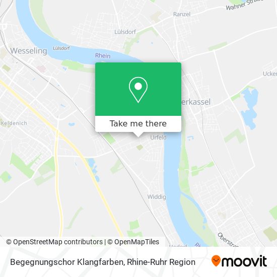 Begegnungschor Klangfarben map