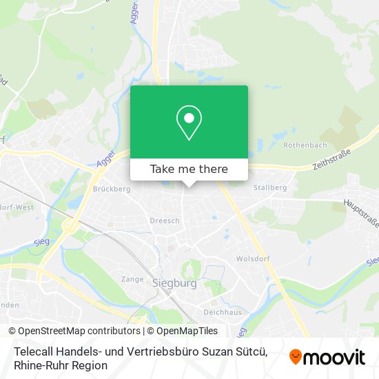 Карта Telecall Handels- und Vertriebsbüro Suzan Sütcü