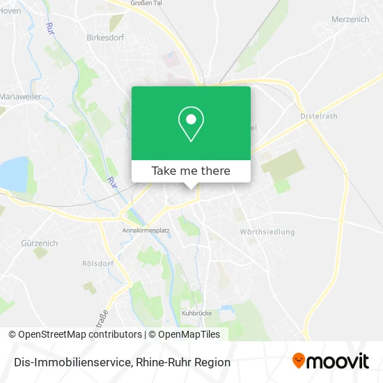 Dis-Immobilienservice map