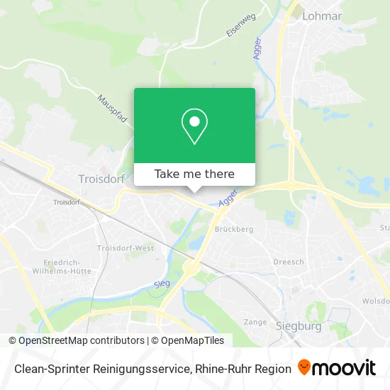 Карта Clean-Sprinter Reinigungsservice