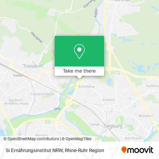 Si Ernährungsinstitut NRW map