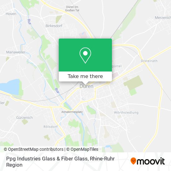 Ppg Industries Glass & Fiber Glass map