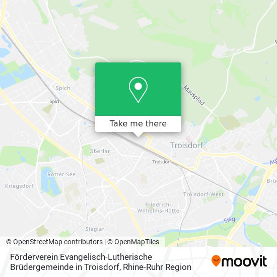 Förderverein Evangelisch-Lutherische Brüdergemeinde in Troisdorf map