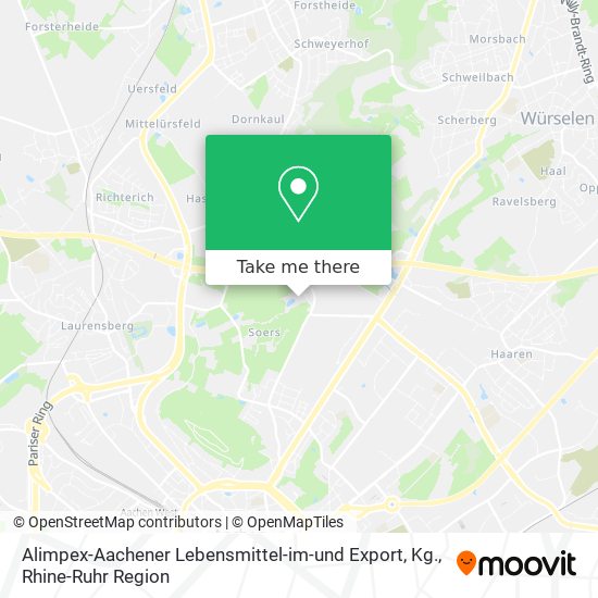 Alimpex-Aachener Lebensmittel-im-und Export, Kg. map