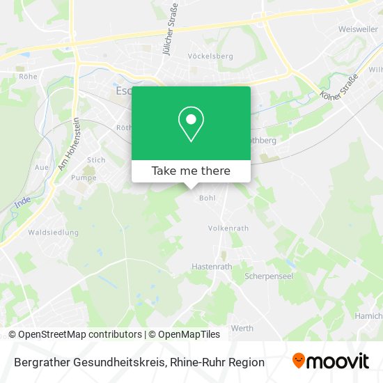 Bergrather Gesundheitskreis map