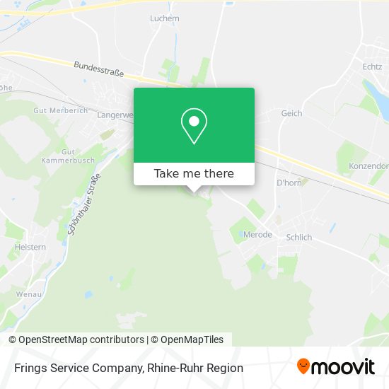 Frings Service Company map