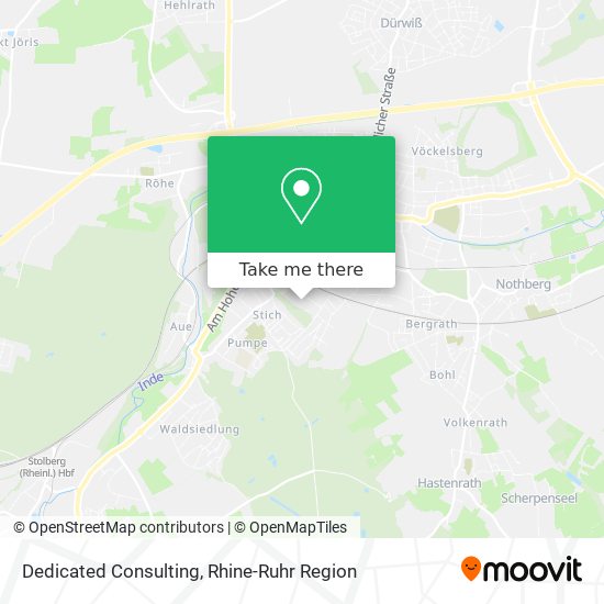 Dedicated Consulting map