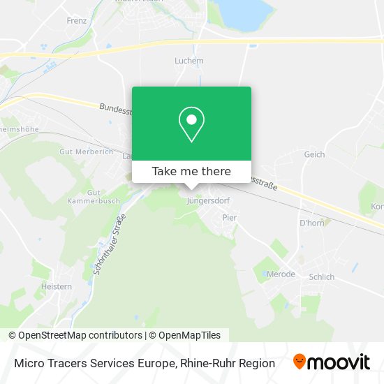 Micro Tracers Services Europe map