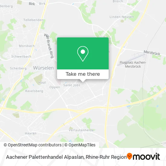 Карта Aachener Palettenhandel Alpaslan