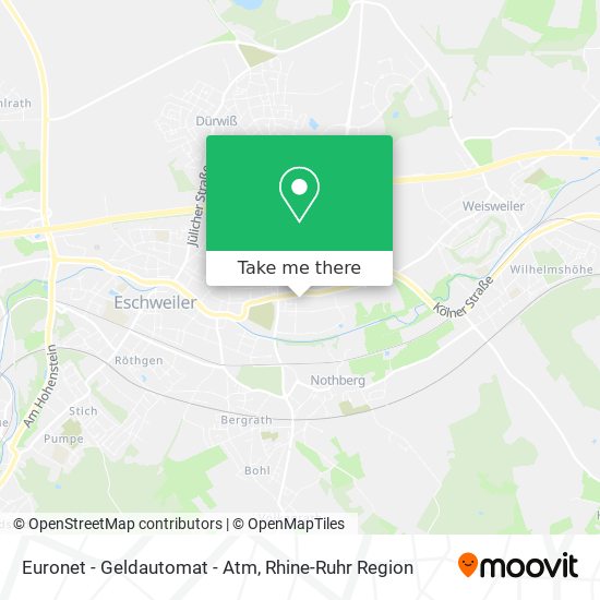 Euronet - Geldautomat - Atm map