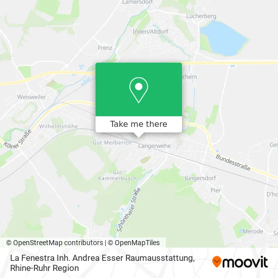 Карта La Fenestra Inh. Andrea Esser Raumausstattung