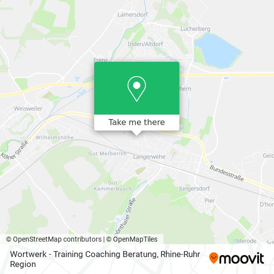 Wortwerk - Training Coaching Beratung map