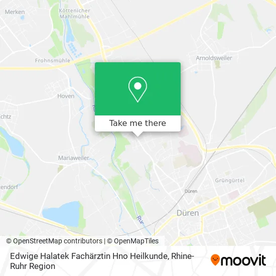 Карта Edwige Halatek Fachärztin Hno Heilkunde