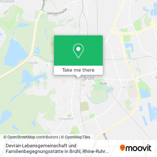 Devran-Lebensgemeinschaft und Familienbegegnungsstätte in Brühl map