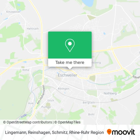 Lingemann, Reinshagen, Schmitz map