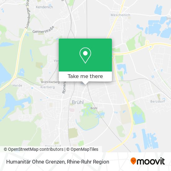 Humanitär Ohne Grenzen map