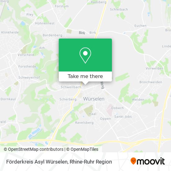 Förderkreis Asyl Würselen map