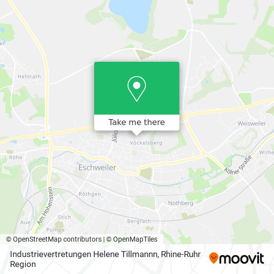 Industrievertretungen Helene Tillmannn map