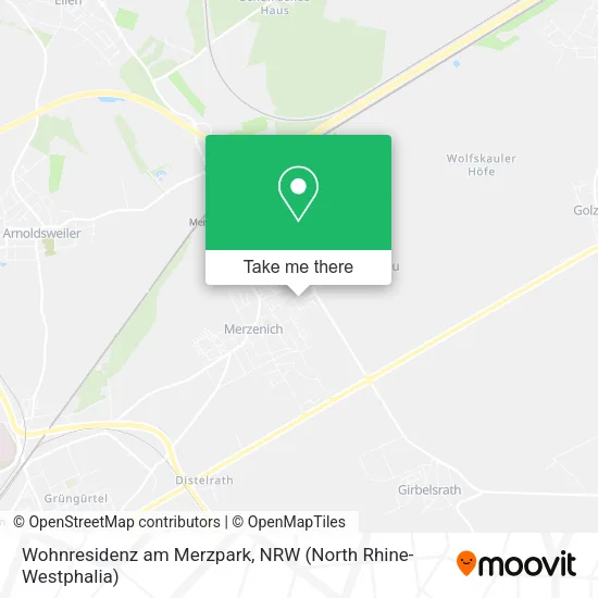 Карта Wohnresidenz am Merzpark