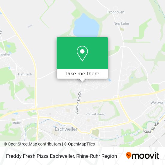 Freddy Fresh Pizza Eschweiler map